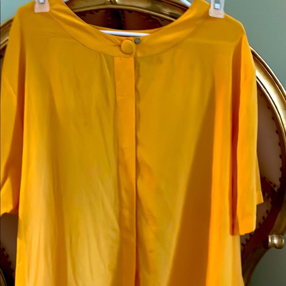 C.S.T. Studio Elegant Yellow Women's Top